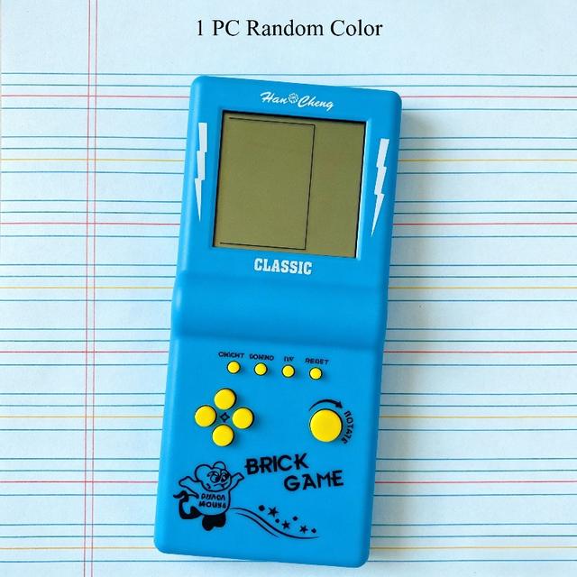 TEMU Hordozható Retro Kézi Játékkonzol | Véletlenszerű Szín, Elemes Működés, Több Játék Modul, Tökéletes Ajándék Játékrajongóknak