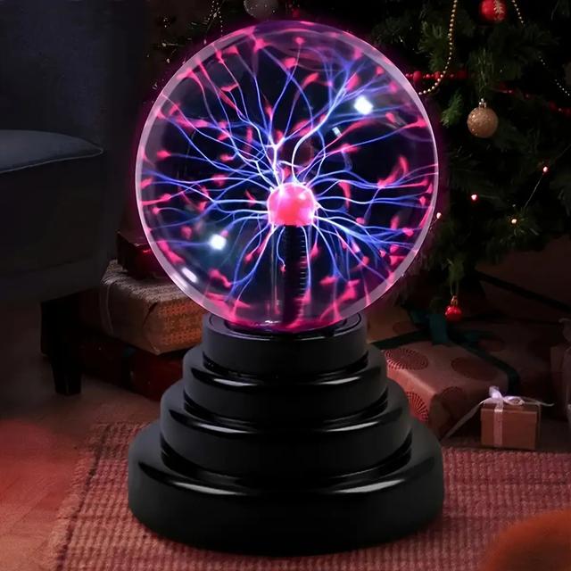 TEMU Artisticnova présente une unité unique d'une lampe à plasma noire qui réagit au et . Cette de interactive est conçue pour se et est livrée avec un câble USB.