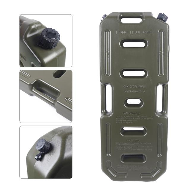 TEMU 20l Army Green Portable Sand Board Oil Drums, Storage Tank, Fuel Storage Can, Portable Fuel Drum For Storing Gasoline, , Water, Etc. For Off-road Vehicles, Cars, Motorcycles, And Other Vehicles