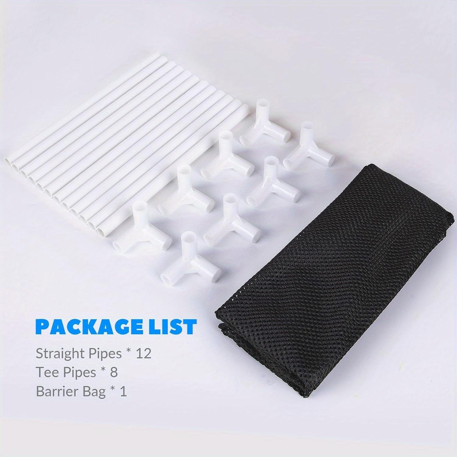 TEMU Teichfilterbox, -Verstopfung Teichfilter für Außenteiche, Nylon-Medien-Mesh-Wasserpumpenabdeckung mit Zugband, Teichpumpenfilterbeutel (10 Zoll)