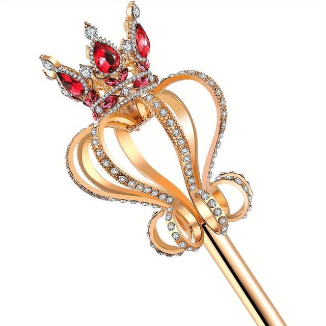 TEMU Festival Wand With And Rhinestones For Pageant Costumes