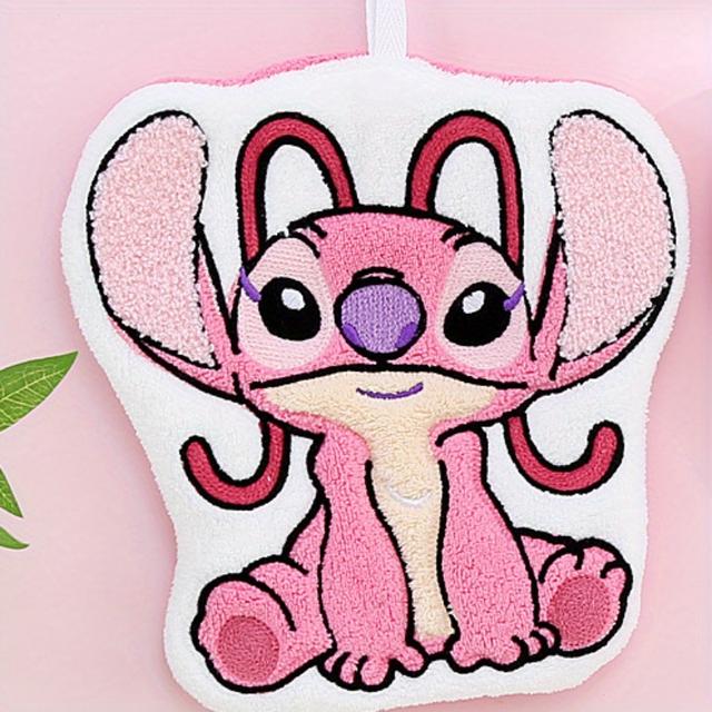 TEMU 1 Stück Stitch Fingertuch, Hängendes Badezimmer-Toiletten-Küchen-Fingertuch, Saugfähig, Kein Ausfransen, Geruchlos, Handtuch