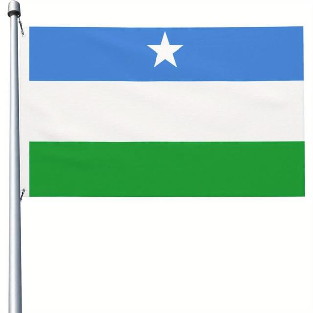 TEMU Puntland Flag 3x5 Ft, Durable Polyester Banner, Easy-to-hang Tapestry For Man Caves, Dorm Decor, And Parties, No Electricity Needed, Ideal Gift For Men And Women