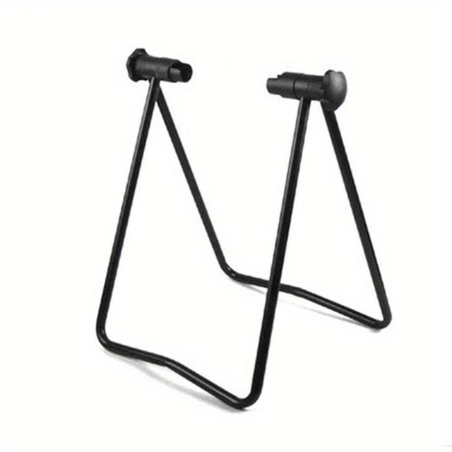 TEMU 1 Foldable Bicycle - Triangle Wheel Repair Stand, Adjustable Clamp For , Outdoor Bike Accessory