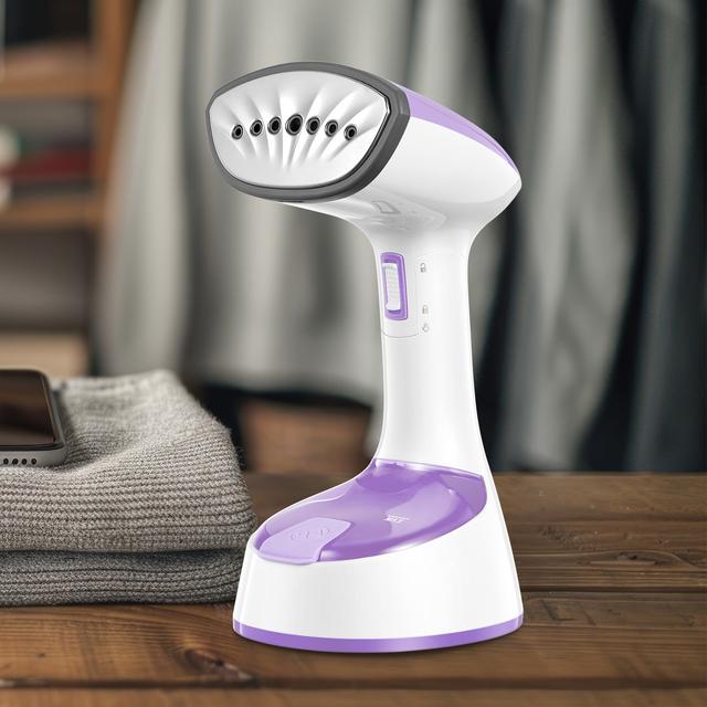 TEMU Portable Folding Handheld Clothes Steamer - 20g/ Min Strong Steam, 25-second Heat-up For Home, Office & Travel, Pink, By Yabano