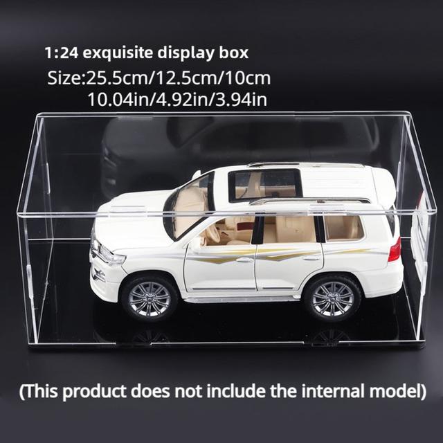 TEMU Premium Acrylic Display Case For Collectible Cars, Figurines & Art - Durable Protection Box For Adults 14+