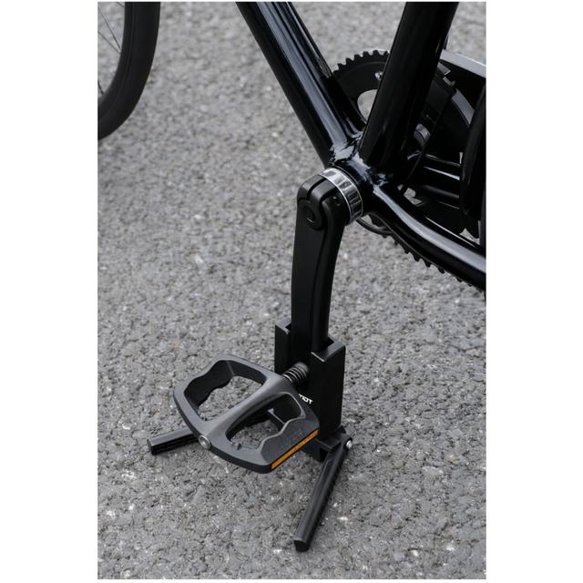 TEMU 【高さ調節&折りたたみ式】自転車用タンド - 高耐久設置ポール、無料設置、スクーター、オートバイに最適 - 持ち運び可能なライディングアクセサリー(BMX、マウンテン、ロードに最適) - 頑丈なシングルタンド