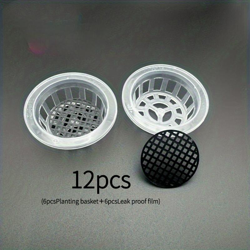 TEMU 12pcs Of Planting Baskets, Hydroponic Vegetable Planting Baskets, Plastic Flower Pots, Suitable For Home Balcony Gardening And Hydroponic Production