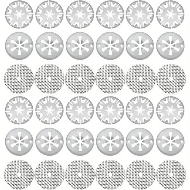 TEMU 36pcs Car Heat Shield Repair Kit, High Quality Clamping Plate Heat Shield, Repair Plate, Heat Plate Repair Kit, Car Repair Parts Set, Suitable For N90335004 6715468