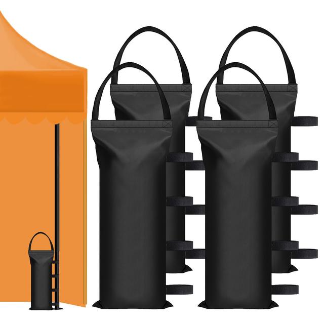 TEMU 4 Oxford Cloth Tent Fixed Sandbags, Sunshade Sandbags Outdoor, Umbrella Stand And Base, No Sand, 100