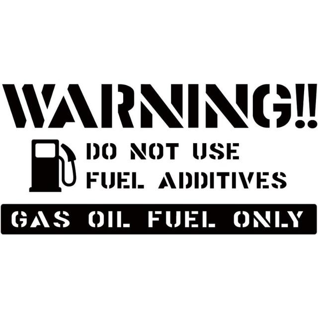 TEMU 充填口ステッカー、デザインA [オイルタイプ/軽油] (黄緑)