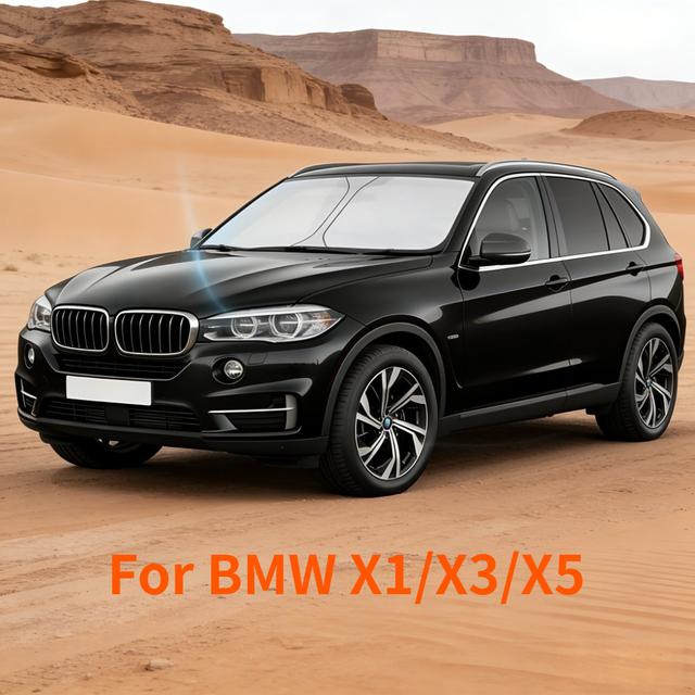 TEMU Parasol para Parabrisas Delantero para Modelos BMW X1, X3 y X5, con Protección UV, Función de Enfriamiento y Protección Interior, Piezas de Auto y Accesorios Exteriores
