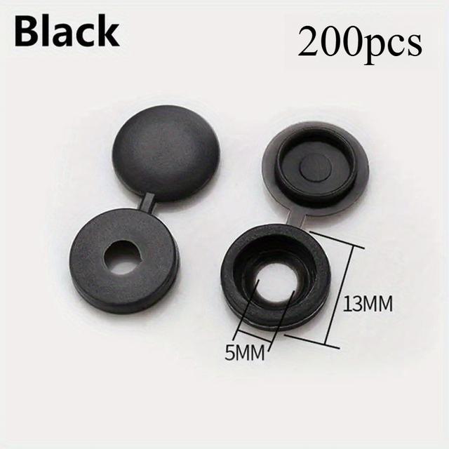 TEMU 200pcs Self-tapping Screw Cross Special Lid Decorative Hole Plug Self-tapping Screw Cap