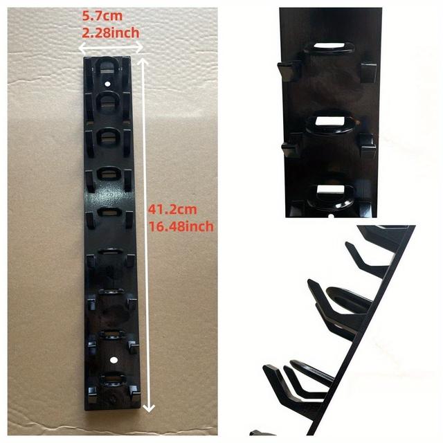 TEMU Single Piece Baseball Organizer, Durable Adhesive Wall-mounted Hat Holder, Hat Display Rack, Wall-mounted Hooks For Hanging Up To 18 Hats, Ideal For Closet Doors And Bedrooms (in Black Color)