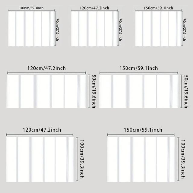 TEMU ม่านพิมพ์ลาย 2D แบนราบ - 1 ชิ้น ลายดอกทิวลิปและผีเสื้อ สำหรับอุปกรณ์ครัว ม่านแบบมีช่องเสียบรูดแบบโปร่งแสง ซักเครื่องได้ เหมาะสำหรับตกแต่งห้องครัวและห้องนั่งเล่น