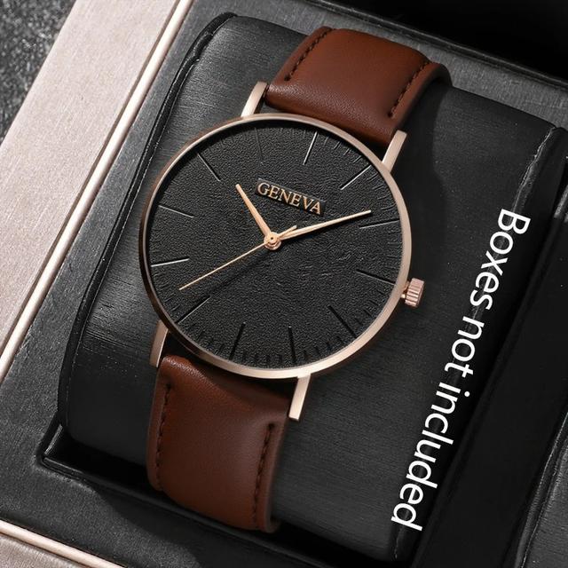 TEMU New Unisex Fashionable Quartz Watch, Battery Powered, Suitable For Daily Wear, Parties, Valentine's Day, Easter, Ramadan, Weddings, And Gifts To