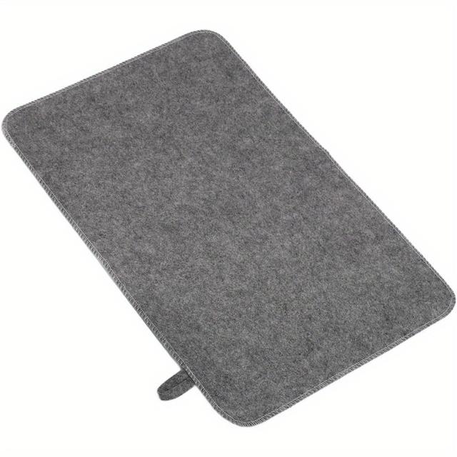 TEMU Brrnoo Filt Bastu Kudde | Vattenabsorberande SPA Värmeisolering Matta, Mångsidig Filtmatta för Bastu och Duschrum - Förbättrad och Isolering för Bastutillbehör