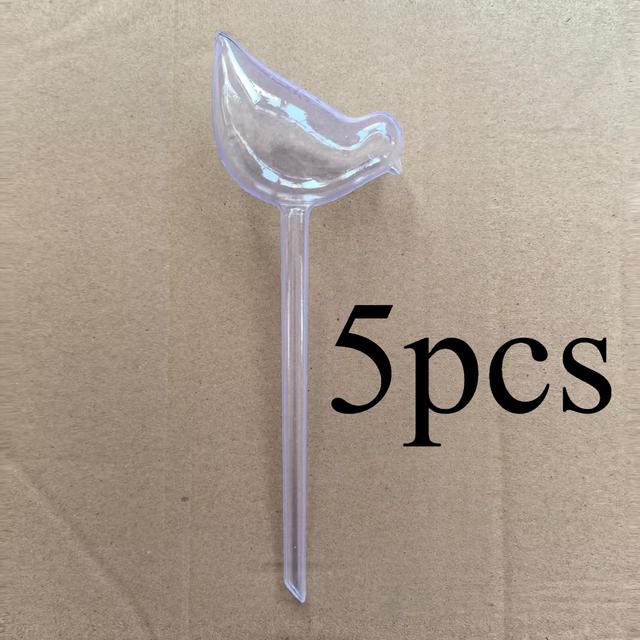 TEMU 5pcs Bird-shaped Self-watering Globes - Automatic Plant Waterer For Indoor & Outdoor Gardens, Ideal For Potted Plants, Flowers & Bonsai