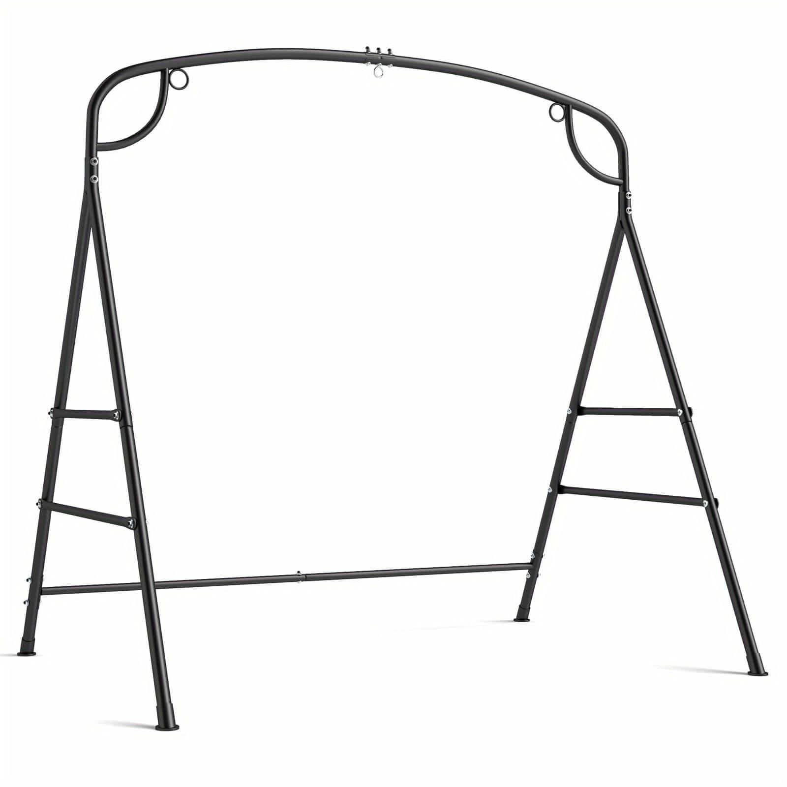 TEMU Multigot Swing Stand For Porch Heavy-duty Metal Swing Frame With 2 Hanging Rings