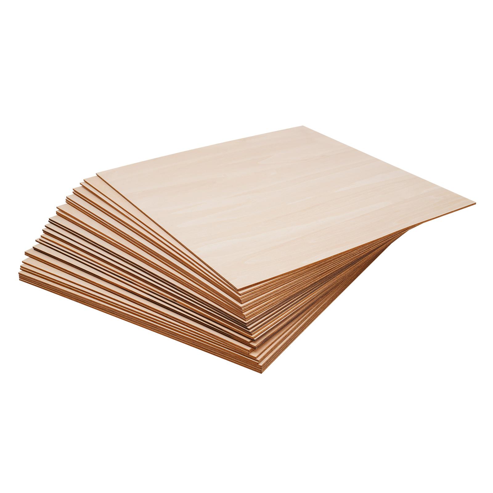 TEMU Set Of 30 Plywood Sheets, Measuring 400 X 400 X 3 Mm, Suitable For Laser Projects, Crafts, Modeling, Painting, And Engraved Artwork