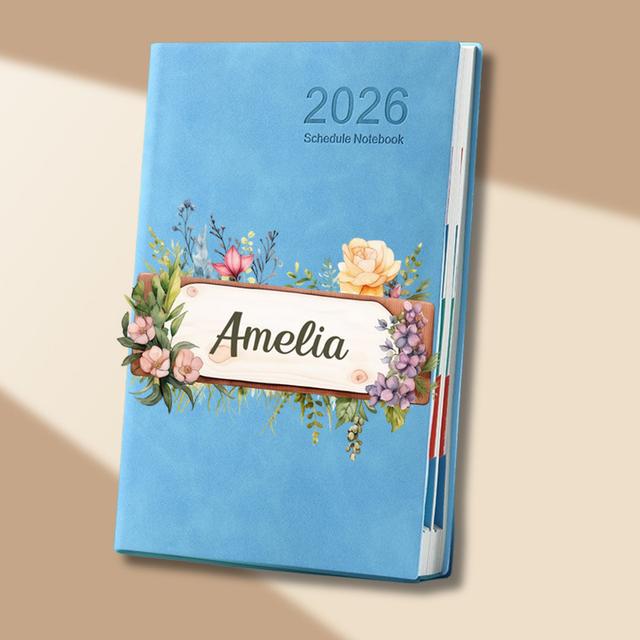 TEMU Personalized Name/text 2026 Planner - Custom Daily & Monthly Schedule Book With 12-month Tabs, -dec 2026 Planner Suitable For, Personalized Organizer For,, Business