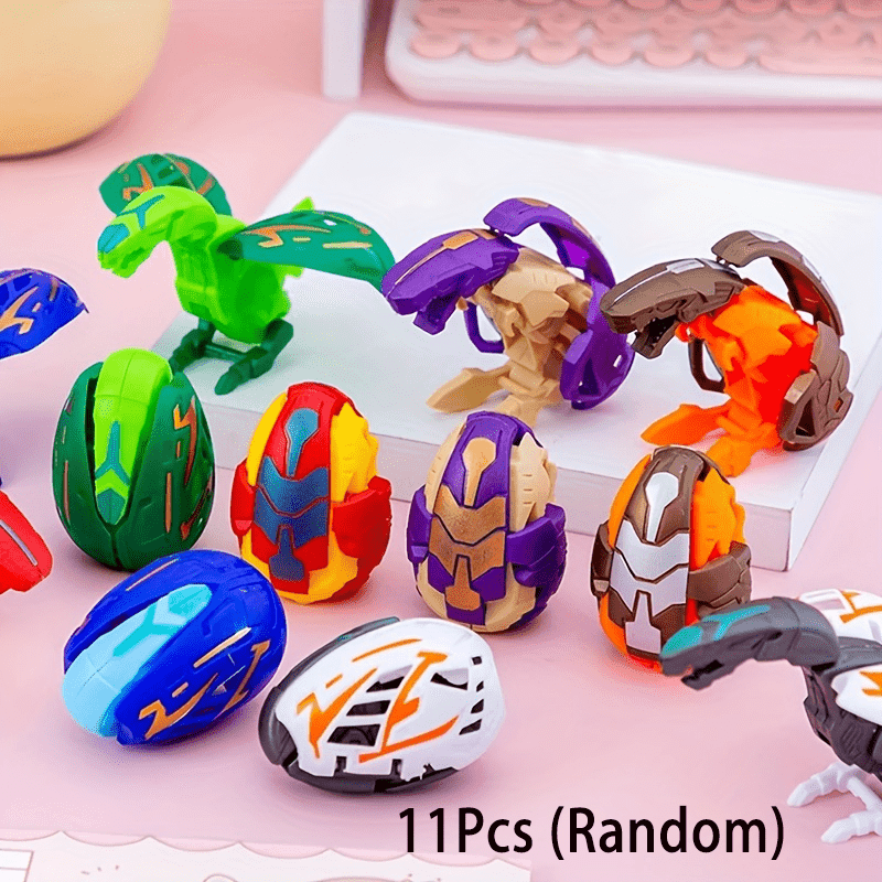 TEMU 11pcs Twisting Pterodactyl Deformation Toys Cool Birthday Event Party Favors Classroom Prizes Christmas And Halloween Gifts (random)