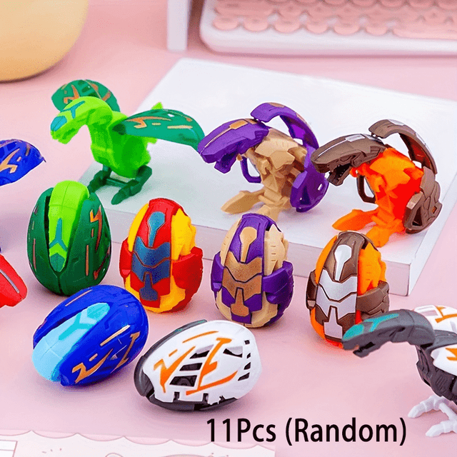 TEMU 11pcs Twisting Pterodactyl Deformation Toys Cool Birthday Event Party Favors Classroom Prizes Christmas And Halloween Gifts (random)