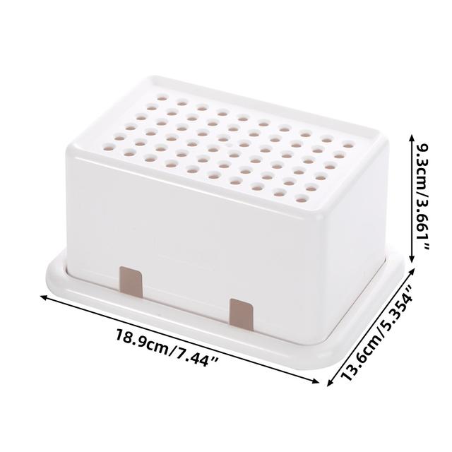 TEMU Heavy-duty & Oil-resistant Outlet Cover Box With Frame - Thickened Pc Cover Suitable For Bathroom, Kitchen, Outlet, Install, Compatible With Power Sockets & Plug Types