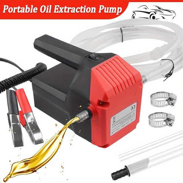 TEMU [fast Change Oil Pump] Portable Electric Fast Change Oil Transfer Pump Extractor - Transmission Fluid Extractor