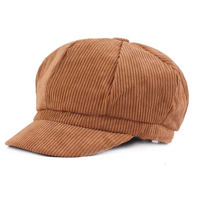 TEMU 1pc Gorro Beret, Gorra de Artista Octagonal, Gorra Newsboy para Primavera Otoño