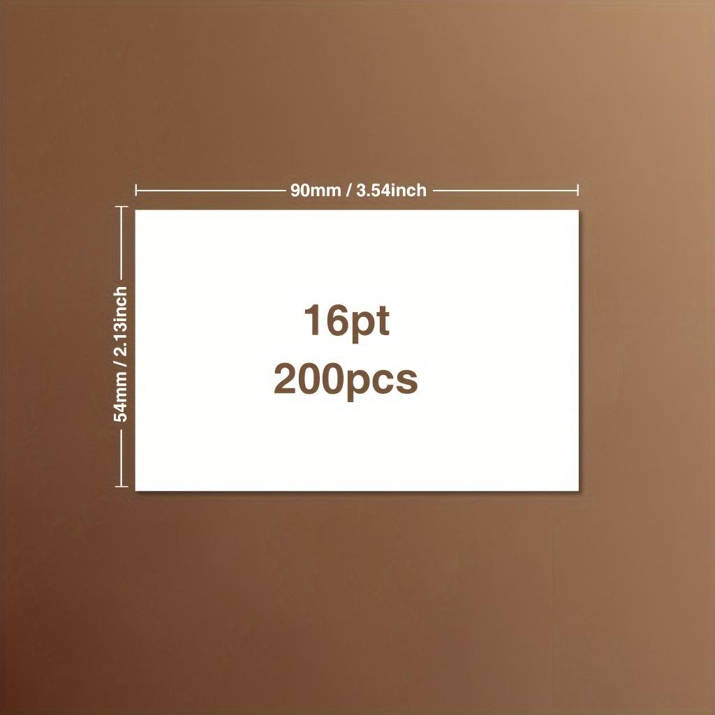 TEMU 200,500 Sheets, 1000 Sheets, Custom Luxury Business Cards, 200/1000 Per Set, 90*54mm/3.54*2.13 Inches, Art Paper Material, High Quality, No Lamination, Personalized Graphic Design