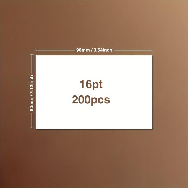 TEMU 200,500 Sheets, 1000 Sheets, Custom Luxury Business Cards, 200/1000 Per Set, 90*54mm/3.54*2.13 Inches, Art Paper Material, High Quality, No Lamination, Personalized Graphic Design