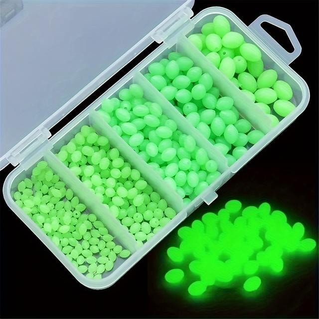 TEMU 375pcs -the-dark Fishing Bead Set