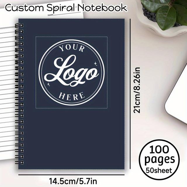 TEMU Custom Spiral Notebook Journal, Notebook, Company Notebook, Customize Your Image, Wedding Gift, Anniversary Gift, Birthday Gift, Gift For Daughter & Son, Gift For , Planner