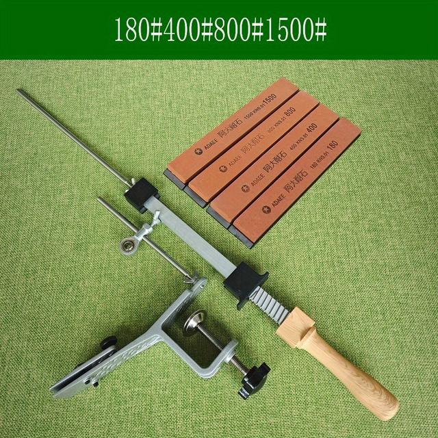 TEMU Professional Angle Sharpening Stone - A Fixed Knife Sharpener Designed For Kitchen Use, Featuring A Whetstone Grinding System And A Honing Diamond Grinder, Ideal For Woodworking.