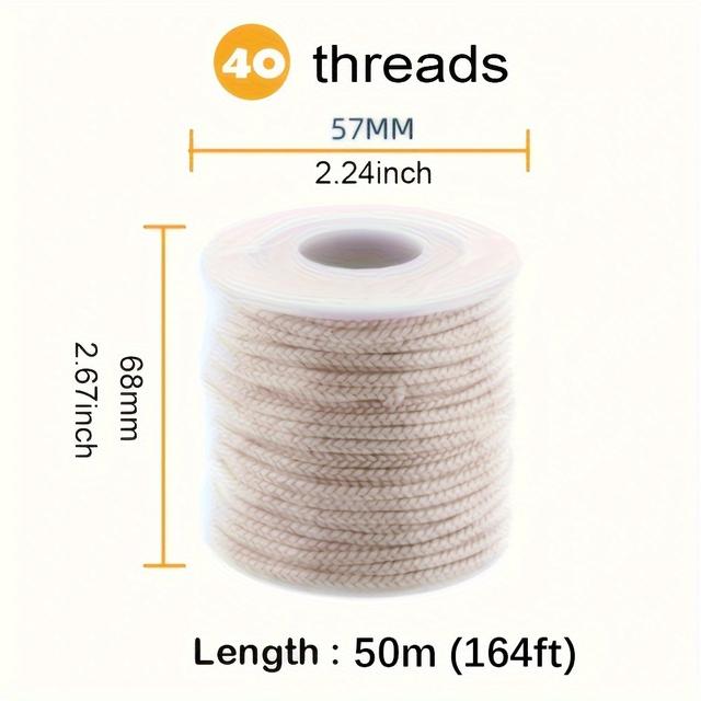 TEMU Premium 1968,5-Zoll Kerzenwickelrolle – Ideal für DIY-Kerzenherstellung, zu Verschiedenen Größen