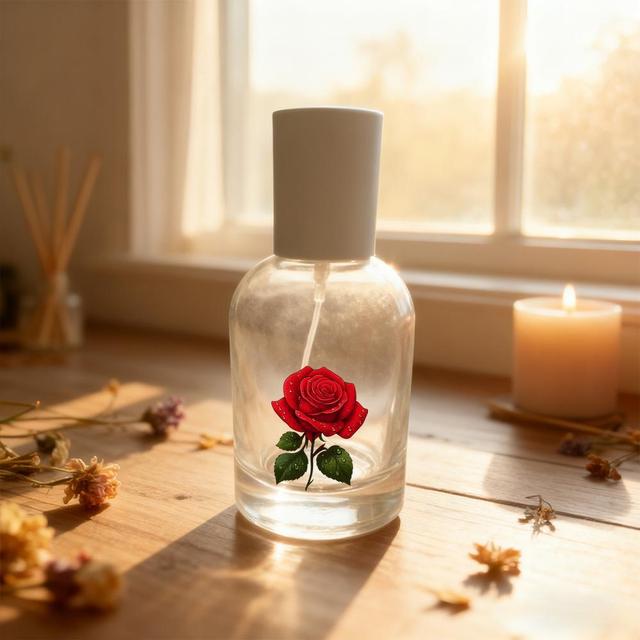 TEMU زجاجة عطر صغيرة باللون الأحمر الزاهي - عطر صغير مثالي للسفر للنساء، هدايا مثالية للذكرى السنوية، زجاجة عطر قابلة لإعادة التعبئة للعطر المحمول