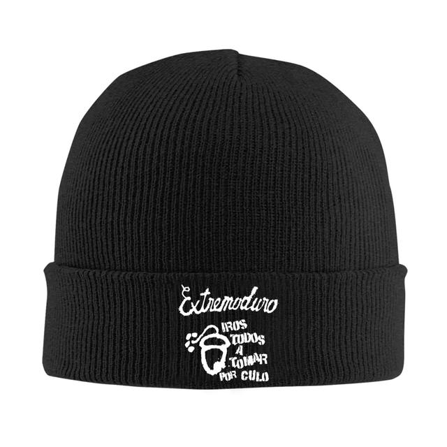TEMU Gorro Beanie Unisex de con Logo - Estampado , Elástico, Ideal para Exteriores, Uso Casual y Fans - Ajuste para Conciertos//Uso Diario