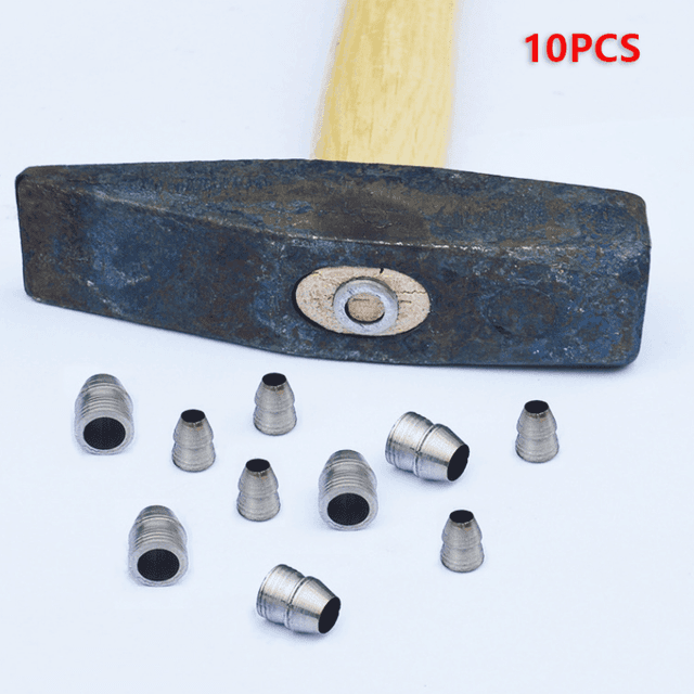 TEMU 10pcs Safety Round Handle Wedges Hammer Handle Splitting Wedge Set For Axe Claw Hammer For Carpentry Maintenance