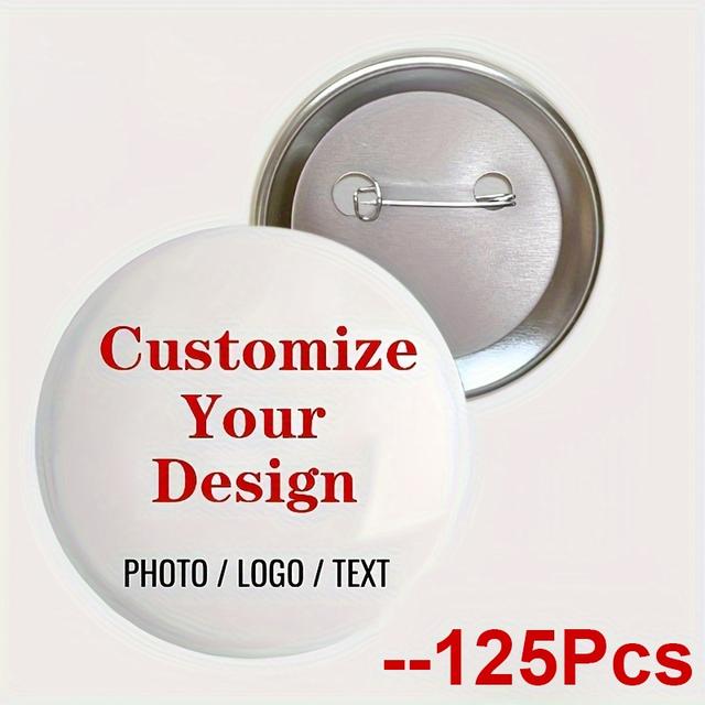 TEMU 25/50/75/100/125 ชิ้น ป้ายสี่เหลี่ยมที่สามารถปรับแต่งได้ - การออกแบบภาพ/ข้อความ/ภาพ DIY, เหมาะสำหรับกระเป๋าเป้, เสื้อผ้า, หมวก - ของขวัญส่วนตัวทีมนักเรียน, งานปาร์ตี้และการโปรโมตสินค้า