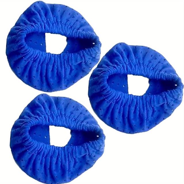 TEMU 3pcs Ventilator Mask Pad - Perforated Design, Comfortable And Breathable Nose Pad, Reusable And Portable Ventilator Accessories, Suitable For Home And Travel Use, Travel Nose Mask, Material