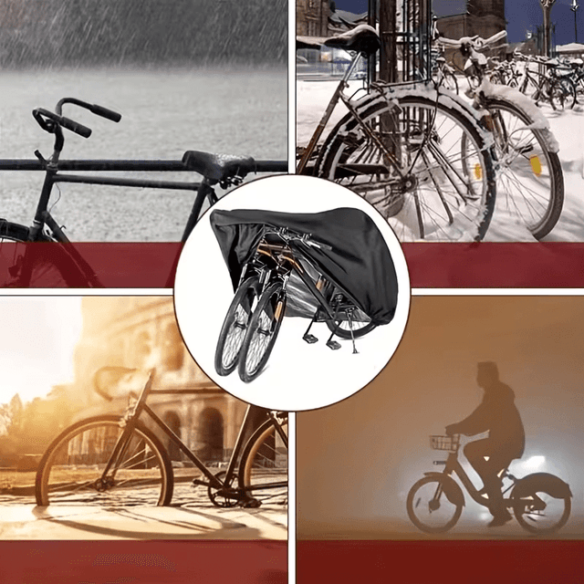 TEMU Heavy-duty Motorcycle And Scooter Cover - With Adjustable Straps, Suitable For Motorcycles, Electric Scooters 125cc/250cc/1000cc+, Scratch-resistant, , Durable Storage