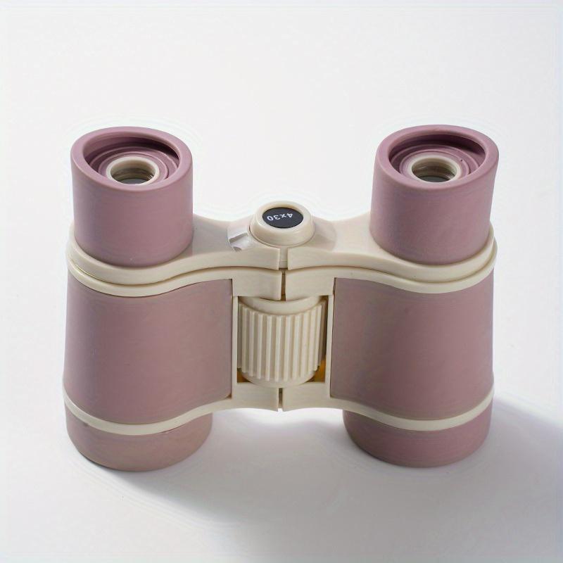 TEMU 1pc 3×15 Compact Binoculars With Blue Light Blocking Anti-myopia Lenses, Macaron Standard Color Palette, High-definition High- Lenses, Smooth Texture, Travel-specific Binoculars