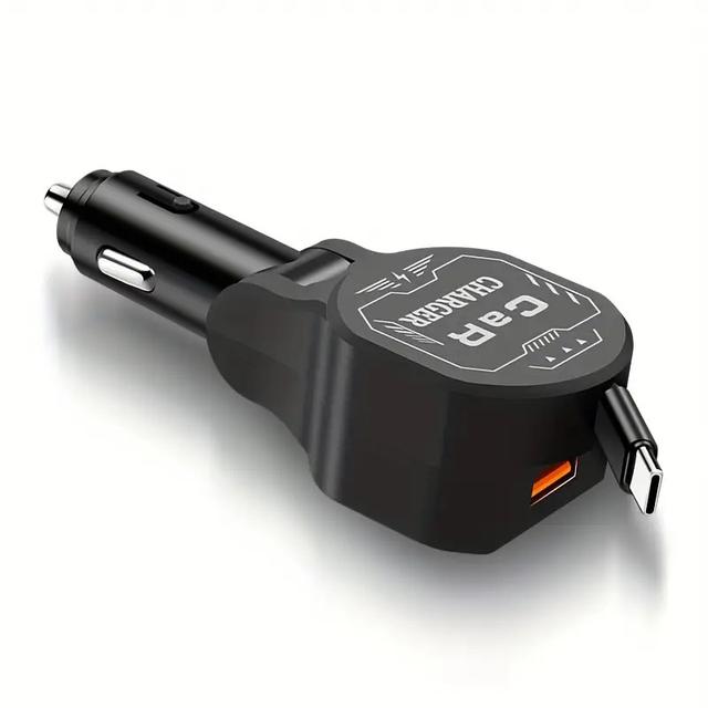 TEMU This Expandable Data Charger Features A 1 To With Super Fast Charging At 66w, Supporting Quick Charging And Compatible With Most Car Models On , As Well As 99% Of Smartphones, Without Battery