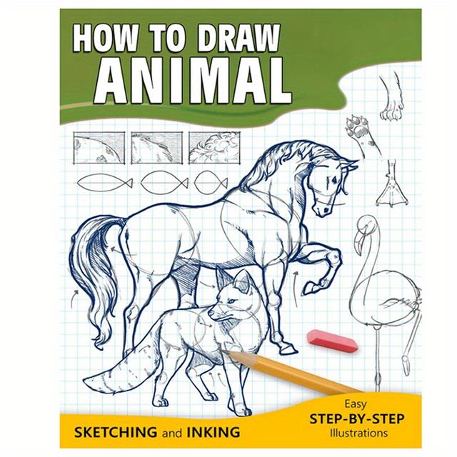TEMU How To Draw For Beginners - Step By From Easy Shapes To Creation: A Practice Page