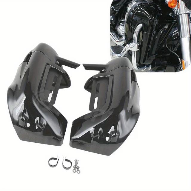 TEMU Motorrad Untere Belüftete Beinabdeckungen Handschuhfach Passend für Road Glide 1983-2013