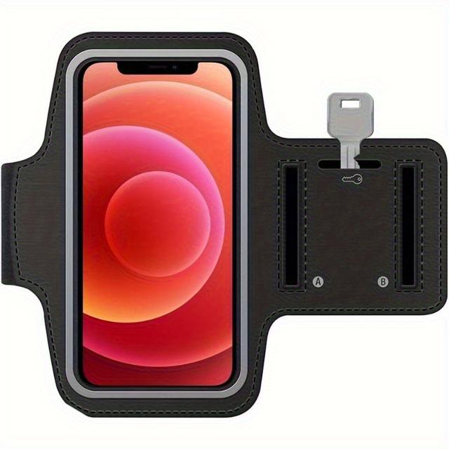 TEMU Mount, Compatible With Iphone 16 Pro Max/15 Pro Max/14 Pro Max And Other Devices, Adjustable Mount With Keychain- Black