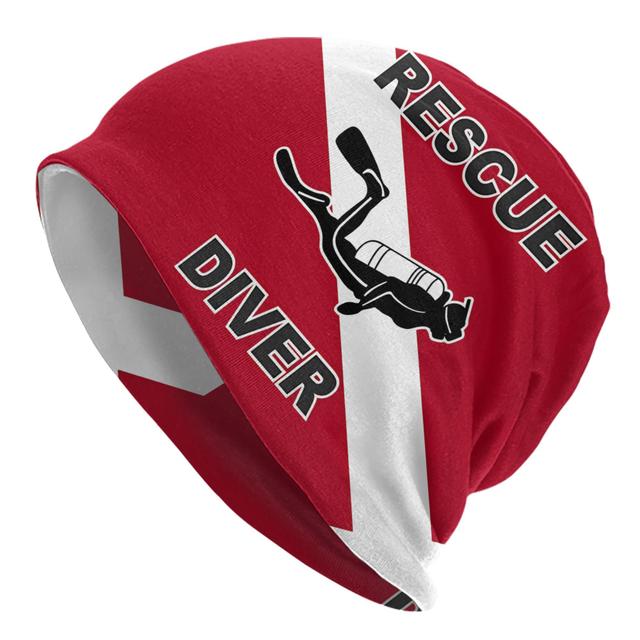 TEMU Rescue Diver Outdoor Bonnet Hats Men Skullies Beanies Hat Hip Hop Caps For Running Dance And Climbing