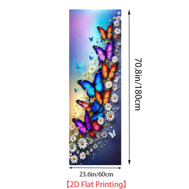 TEMU 1pc Self-adhesive & Daisy Wall Sticker - Removable Decorative Paper Suitable For Cabinets, Wardrobes, Kitchen Walls - Glossy, Cute Bug & , (no Residue), 2d Flat