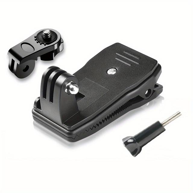 TEMU 3er-Set Aktion-Kamera-Clip-Halterung mit 360 Grad Drehung und Schnellverschluss, Hergestellt aus Strapazierfähigem ABS-Material, Geeignet für Surfen & Sport